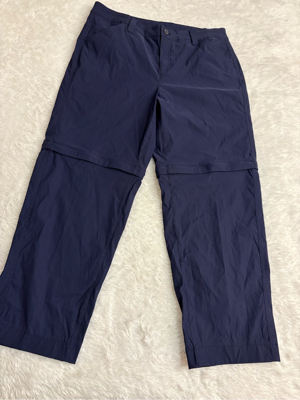 Eddie Bauer Women's Navy Blue Convertible Performance Pants
Outdoor Hiking Sz 12